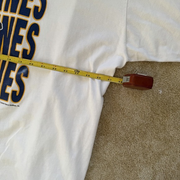 Vintage 1971 Snoopy Schulz Michigan Wolverines Sleep Shirt One Size Distressed - Picture 8 of 8